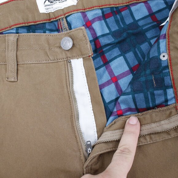 Mountain khakis pants Women's 14 36x32 Camber 106 Lined Classic Fit Cotton Blend - Picture 11 of 14
